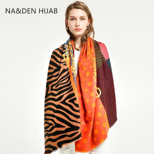 

scarves leopard pattern islamic scarf viscose muslim hijab winter long muffler solid shalws hi-q ladies wraps 7pcs/lot, Blue;gray