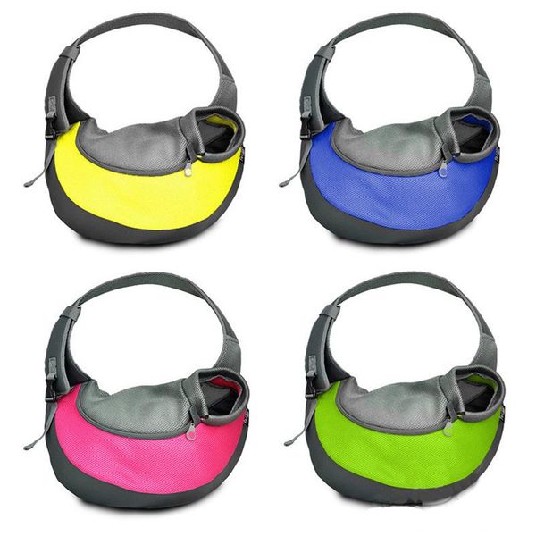 

cat carriers,crates & houses small dog sling front carrier comfortable pet backpack carrying puppy breathable mesh shoulder bag