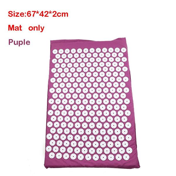 

йога acupressure mat обратно body сбрасывать напряжение напряжение abs abs spike acupressure массаж релаксации боли боли коврик mat jllclm f