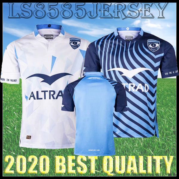 

s-5xl 2020 2021 montpellier rugby jersey hsc tee national team new herault jerseys home away maillot de foot shirts men uniforms quality, Black;gray