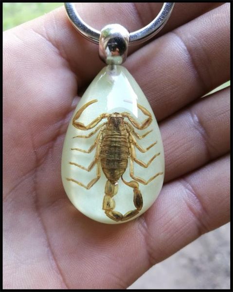 

car motorcycle light insect keychain scorpion key ring for chevrolet trailblazer onix tru orlando code captiva1, Silver