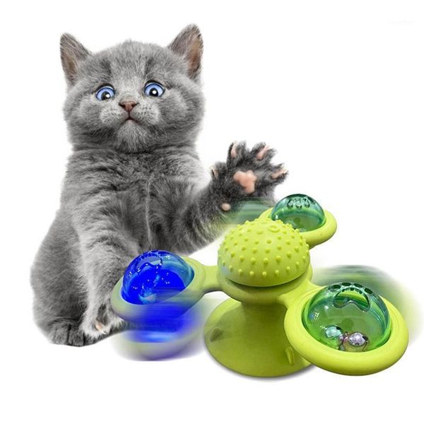 

windmill toys for cats puzzle whirling cat play game toys cat turntable teasing interactive with massage scratching tickles1