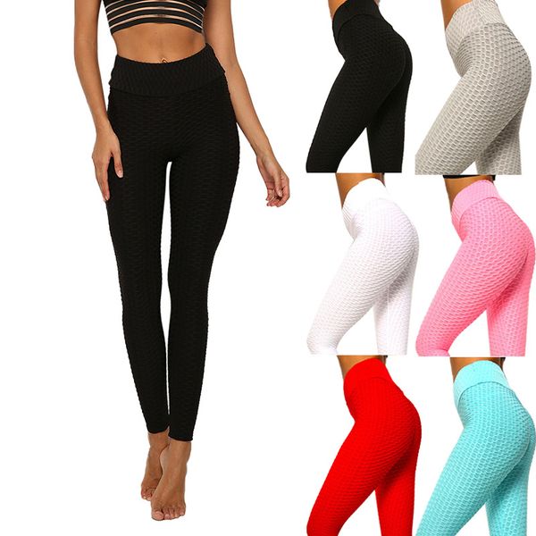 

fitness yoga pants high bounce pants running high waist women's pants, Black;white