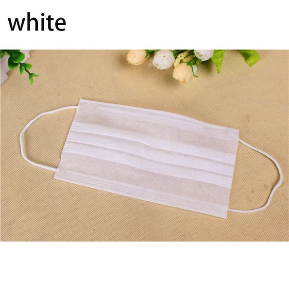 

mask masks 50 pcs 3-layer bag disposable face earloops for salon, home comfortable in stock pink blue dhl fedex with english box ut4dw