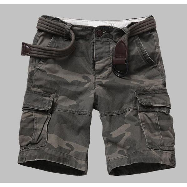 

2021 carga homens casual estilo militar do exrcito solto folgado bolso camuflagem shorts mais tamanho s-4xl tfo4, White;black