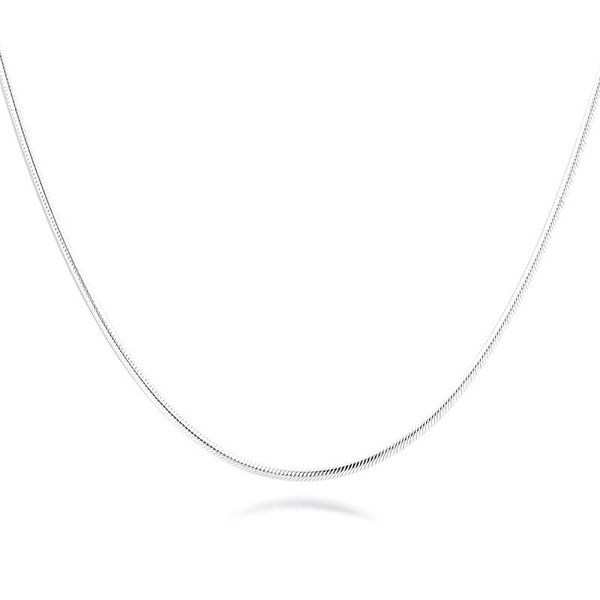

round clasp essence necklaces 925 sterling silver snake chain necklaces for women jewelry accessories fits small hole charms