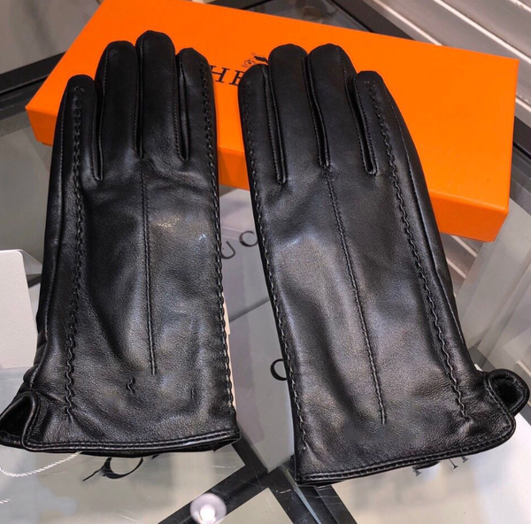 

2020 new exclusive first touchscreen gloves ladies new high-end sheepskin gloves goddess first choice delicate and soft cortex 20111704q, Blue;gray