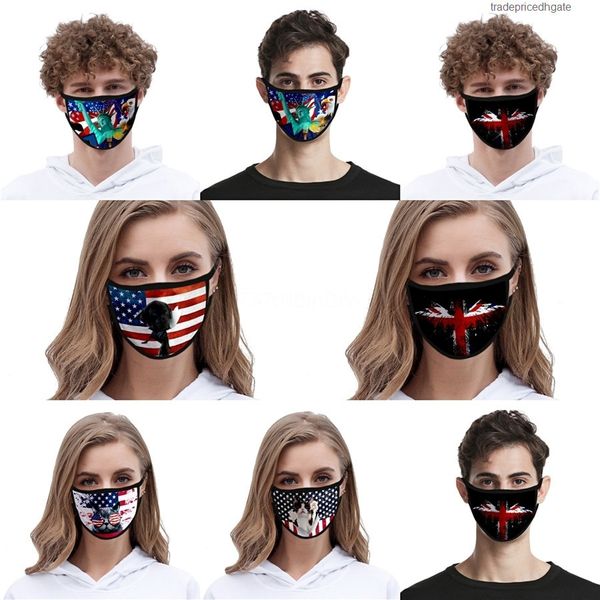 

protective filter breathing layer 6 reusable valve k&95% mask designer masks mascherine fashion black face shield#qa516