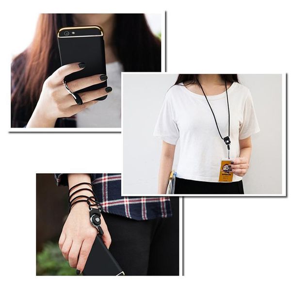 

12 colors mobile phone neck lanyard for keys id card detachable multifunction strap fashion phone lanyard holder pho qylnwr