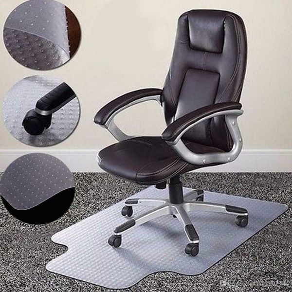 

36"x48"chair pvc floor mat home office studded back with lip for pile carpet
