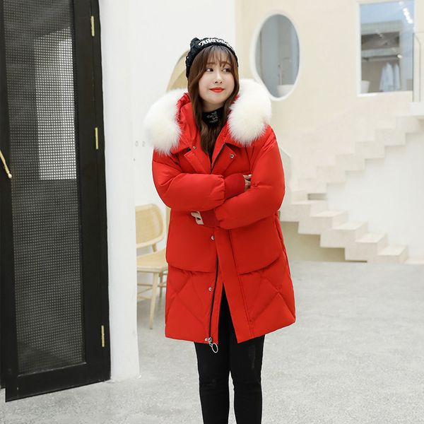 

size white plus duck korean female winter down jacket 806 y1261 t8te, Black