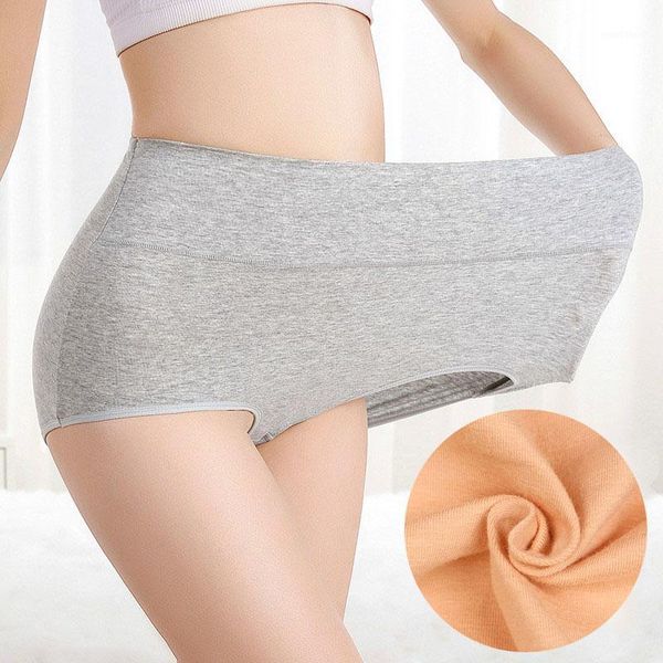 

plus-sized cotton women's panties abdomen hip containment high waisted underwear cotton high waisted underwear wholesale1, Black;pink