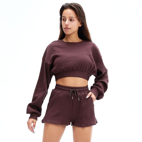 

2 piece set women winter plus size fashion stand-up collar zipper hoodie trousers pullover sweatshirt jacket sporty casual shorts pants, White