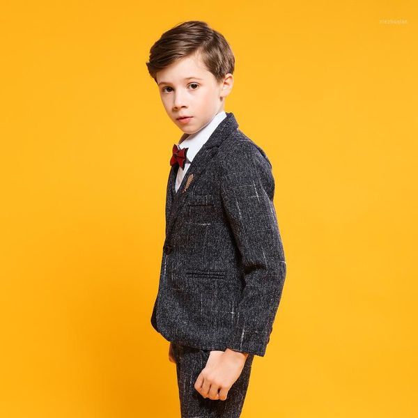

suits black boy slim blazer stylish formal for party clothes flower clothing1