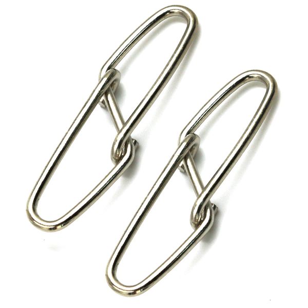 

1000 pieces/lot stainelss steel fishing duolock snap saltwater bass crappie fishing tackle freshwater carp fly fishing hook connector