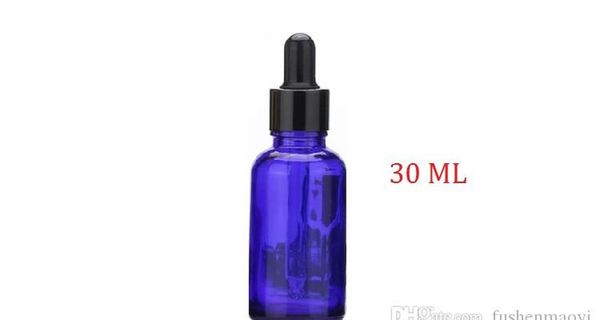 

blue glass liquid reagent pipette bottles eye dropper aromatherapy 5ml-100ml essential oils perfumes bottles w sqckrw ppshop01