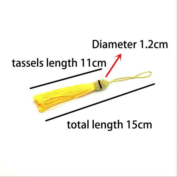 

10pcs diy accessiories thread tassels with hanging ring silk sewing tassel fringe trim for cloth home decoration supplies h qylwms