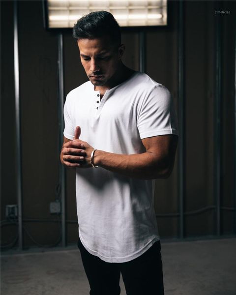 

running t-shirt men gym clothing fitness shirt extend tshirt summer gym short sleeve t-shirt cotton bodybuilding slim tees1, Black;blue