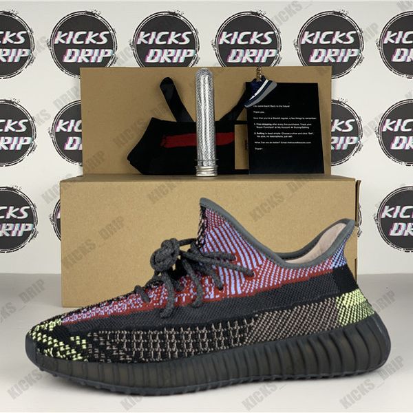 

Top Quality Shoes Kanye Israf Cinder Tail Light Desert Sage Bred Static Reflective Sneakers Men Women Running Oreo With Box Gifts