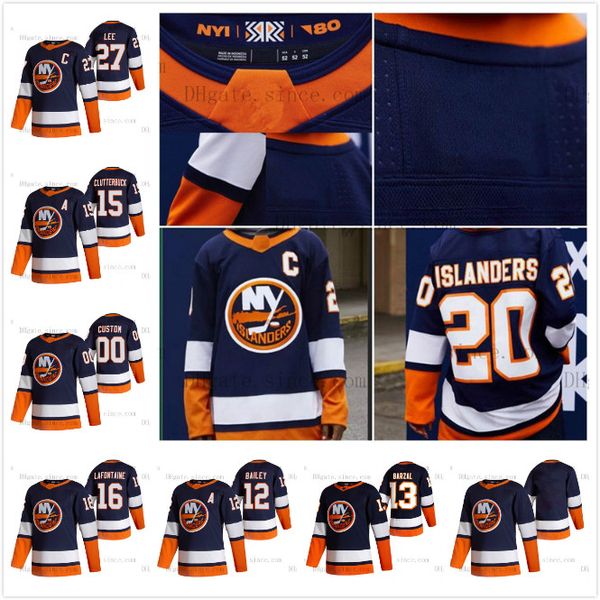 

youth 13 mathew barzal ny islanders 2021 reverse retro jerseys eberle robin anders lee casey cizikas bailey martin brock nelson lehner, Black;red