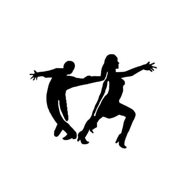 

13.8*10.2 fashion dancing fitness car sticker extreme movement vinyl decals c16-2021