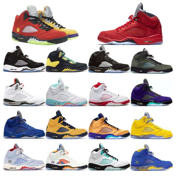 

sale oregon ducks 5s jumpman basketball shoes for men red suede oregon ducks fresh prince mens outdoors trainer sneakers size 40-47