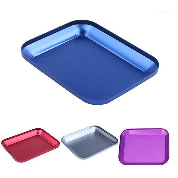 

useful aluminum alloy screw tray with netic pad for rc model phone car repair tool1