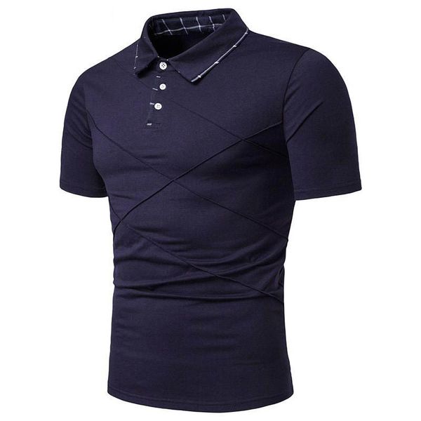 

2020 new men's shirt cotton camiseta hombre polo shirts slim fit casual man short sleeve men clothing, White;black