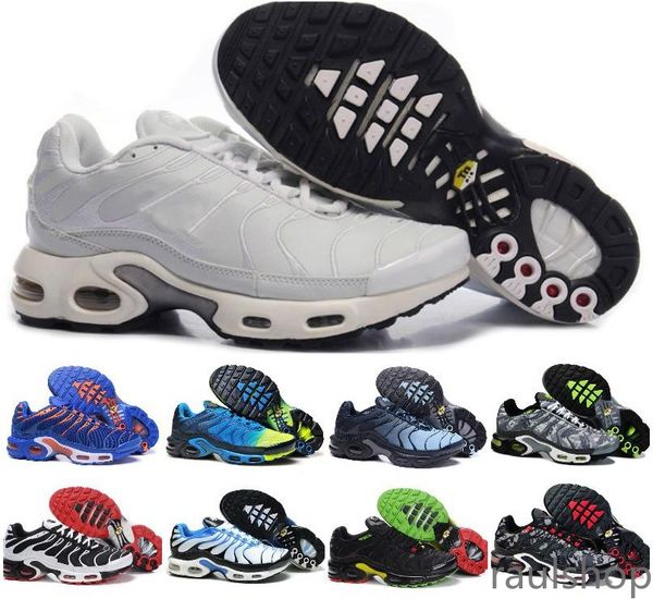 

2019 new designs classic original tn shoes fashion mens sneakers breathable mesh tn plus chaussures requin sports trainers zapatillaes ra, Black