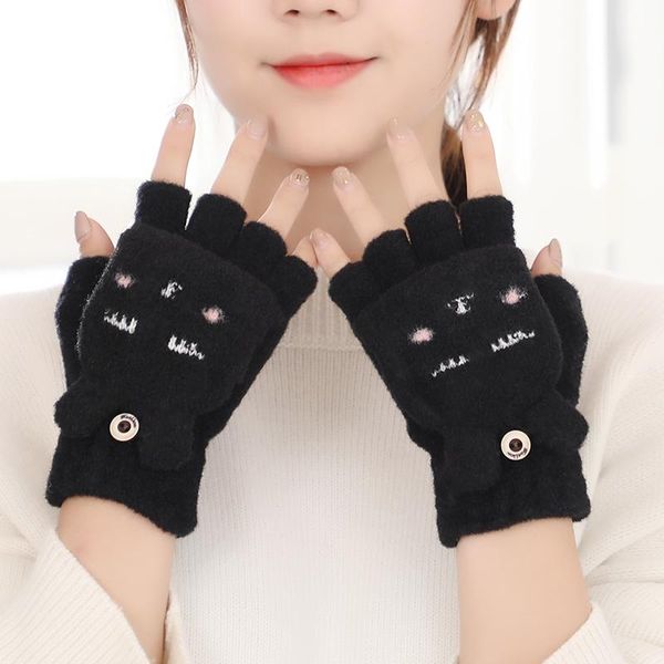 

five fingers gloves cotton, Blue;gray