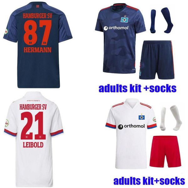 

20 21 hsvmännerkinder football jersey hamburger sv away jersey kittel leibold dudziak terodde football jersey + child + so, Black;yellow