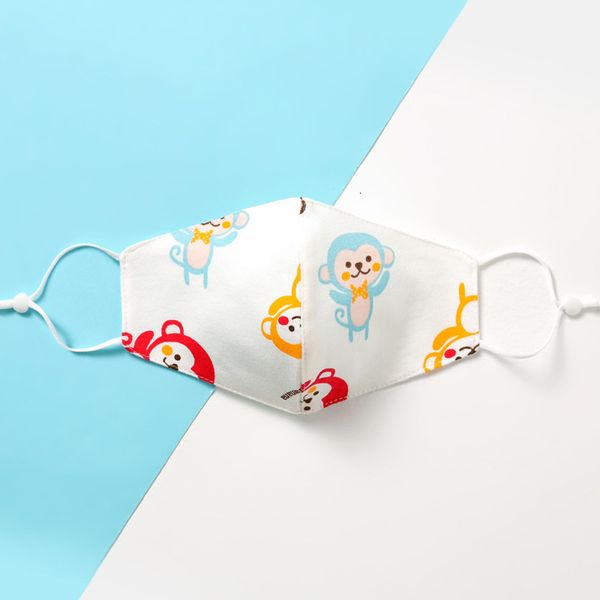 

uwniju factory price the new 3d three-dimensional children's can be washed with adjustable ear rope cartoon printing cotton bab 6 n