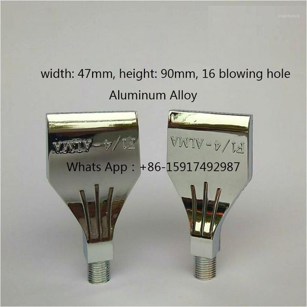 

1/4" aluminum alloy air knife nozzle, wind jet nozzle,spray nozzle,air dry remove air blowing jet nozzle1