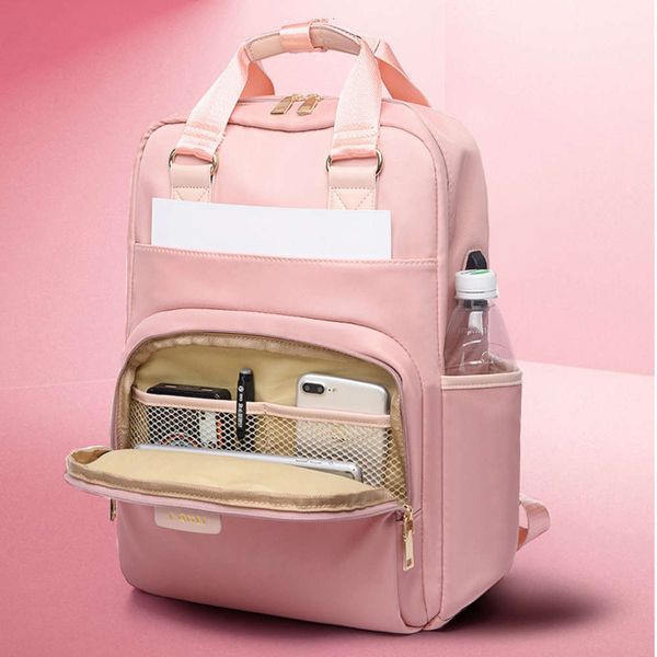 

double shoulder rechargeable 14 "15.6" female frh fashion waterproof