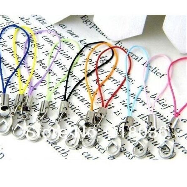 

cell wholesale 200pcs phone mix color cord optional strap lariat lanyard for keys car bag key ring handbag couple key chains girls m2029, Slivery;golden