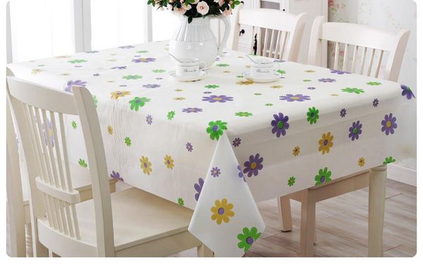 

pvc пасторальная таблица ткань водонепроницаемая маслозащитная скатерть цветочные печатные кружева край пластиковый стол охватывает кофе пик