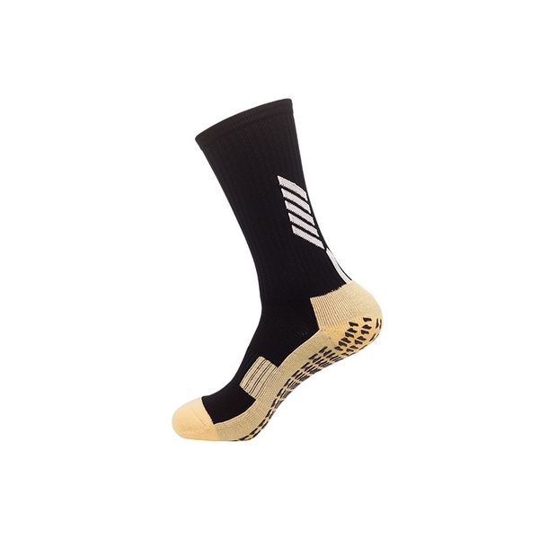 

professional football socks breathable towel bottom children's antiskid socks dispensing medium tube football socks 003, Black