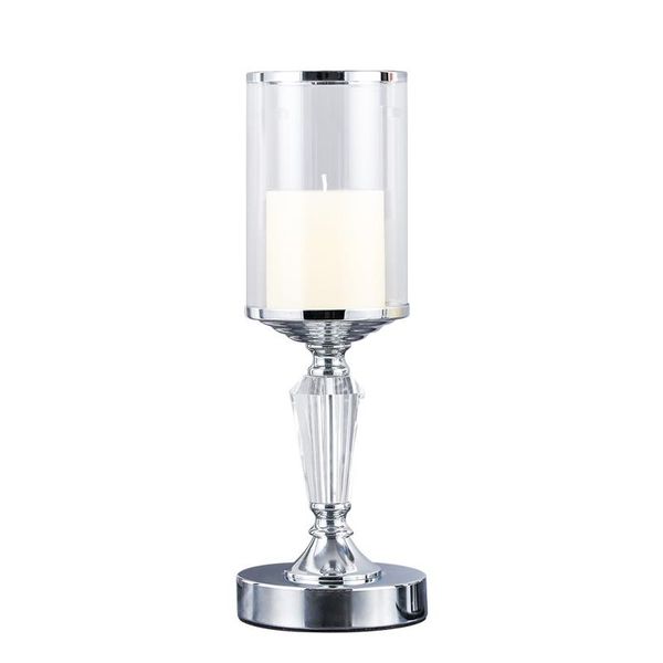 

europe metal crystal candlesticks candle holder for coffee dining table wedding christmas halloween party home decoration zxc033