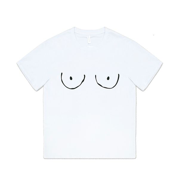 

2021 new summer out standard funny tee women pure white t-shirt type tissue  taps all v6f1