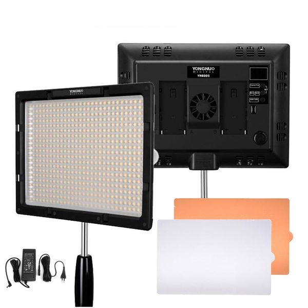 

flash heads yongnuo yn600s led video light 5500k white / bi-color 3200-5500k 36w with memory function pography fill lighting shooting