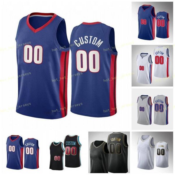 

custom doumbouya sekou blake mykhailiuk svi rose derrick stewart isaiah hayes killian jersey, Black