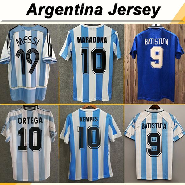 

1978 argentina kempes mens soccer jerseys 1986 national team retro maradona 1998 batistuta zanetti 2006 messi riquelme home football shirts, Black;yellow