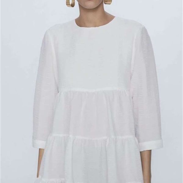 

2020 women's spring ruffle dress academic textured skirt f1-30112 p5, Black;gray