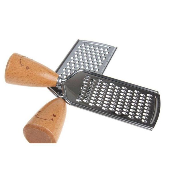 

smiling face wooden handle lemon cheese vegetable grater kitchen handheld stainless st jllpgg dhsybaby