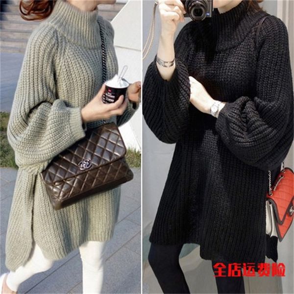 

autumn winter 2020 new korean version of pregnant women's and sweater, White
