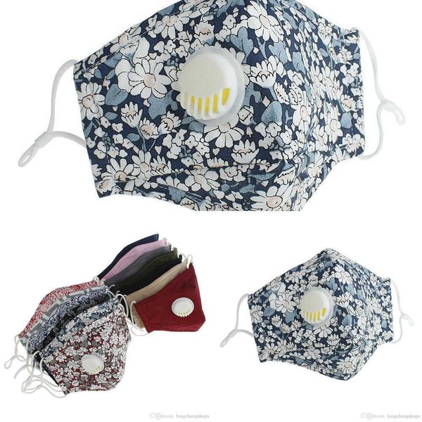 

factoryxkwtwashable dhl pm2.5 mask reusable anti-dust valve protective cotton face masks cloth washable mans womans dhb3