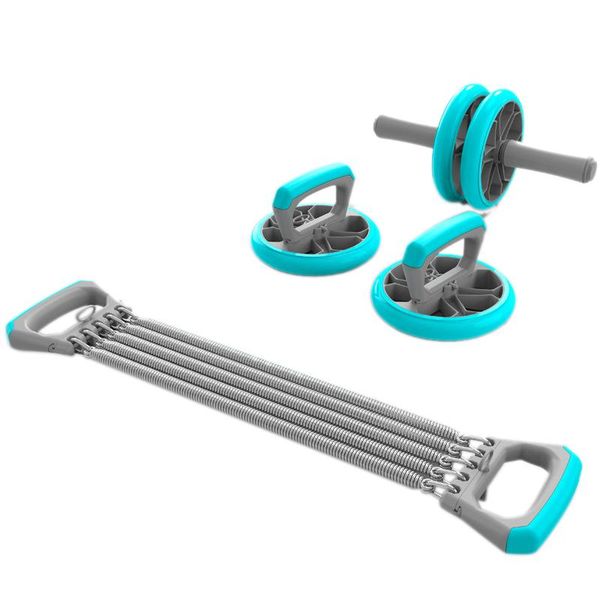 

home fitness chest abdomen training tension spring push up bar set