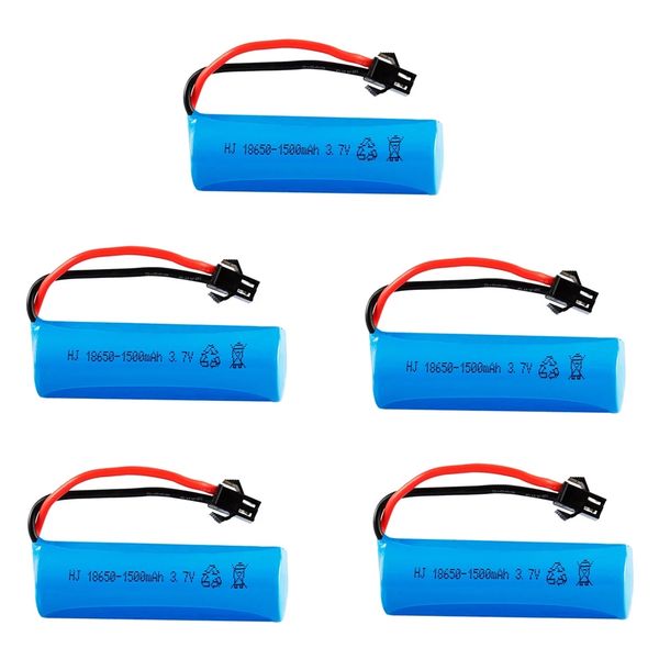 

3.7v 18650 lithium battery for rc toys helicopter car bauert tank gun truck train train motorcycle toy accessories 3.7v 1500mah rc battery