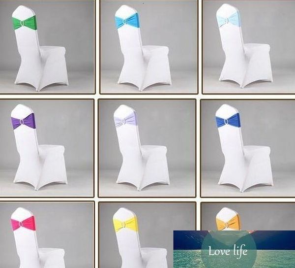 

cover spandex sash bands wedding party birthday chair buckle sashe decoration colors available