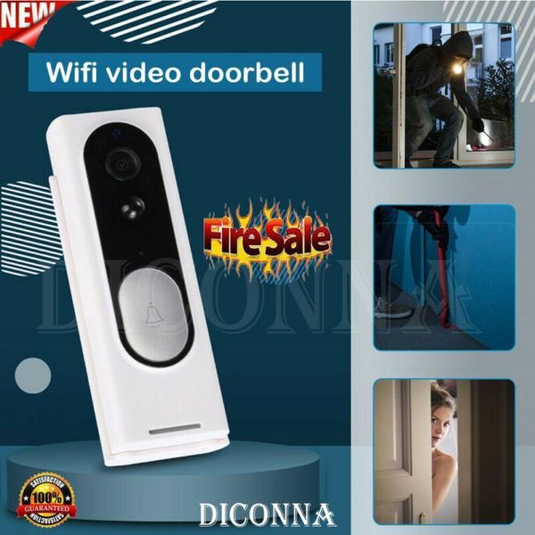 

smart wifi doorbell camera video wireless remote door bell cctv chime phone app twoway talk home security aprtment1